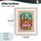 Stupell Industries Floral Bordered Florence Framed Print Under Glass, design by Yen